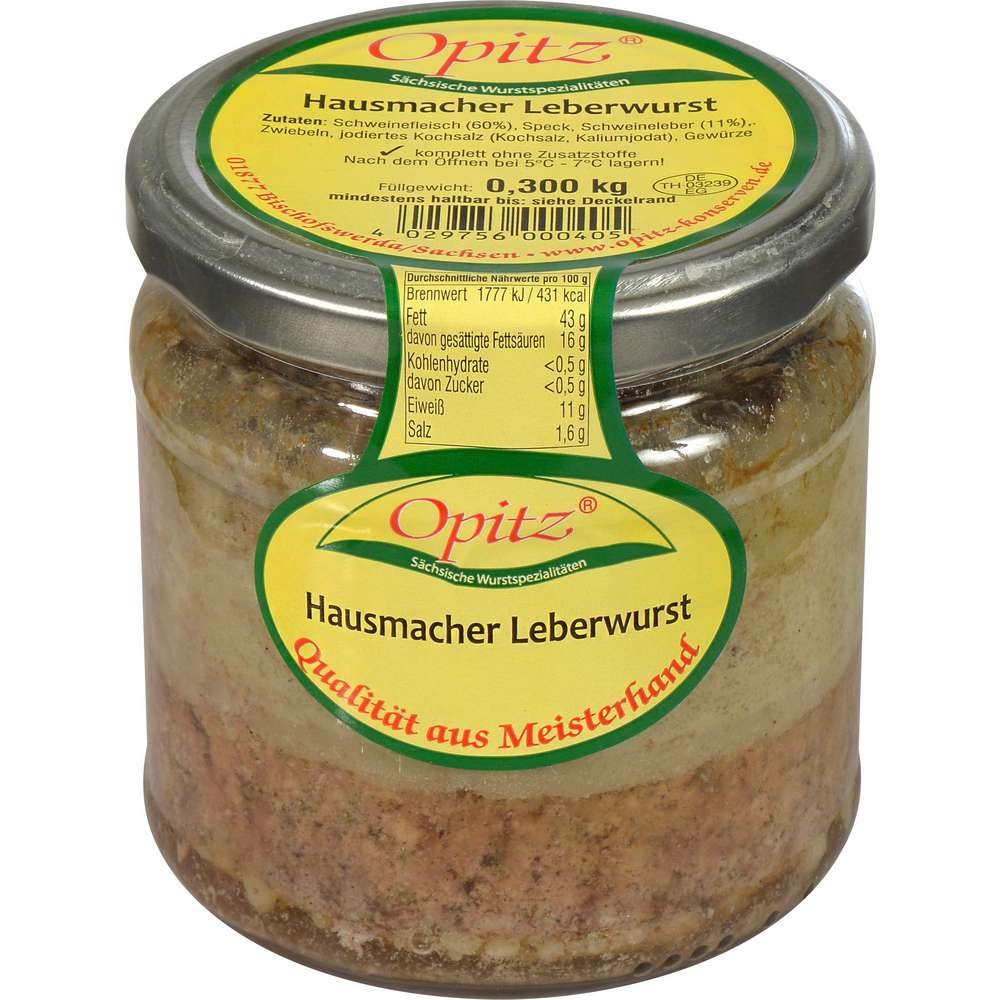 Produktabbildung Opitz Hausschlachter Leberwurst