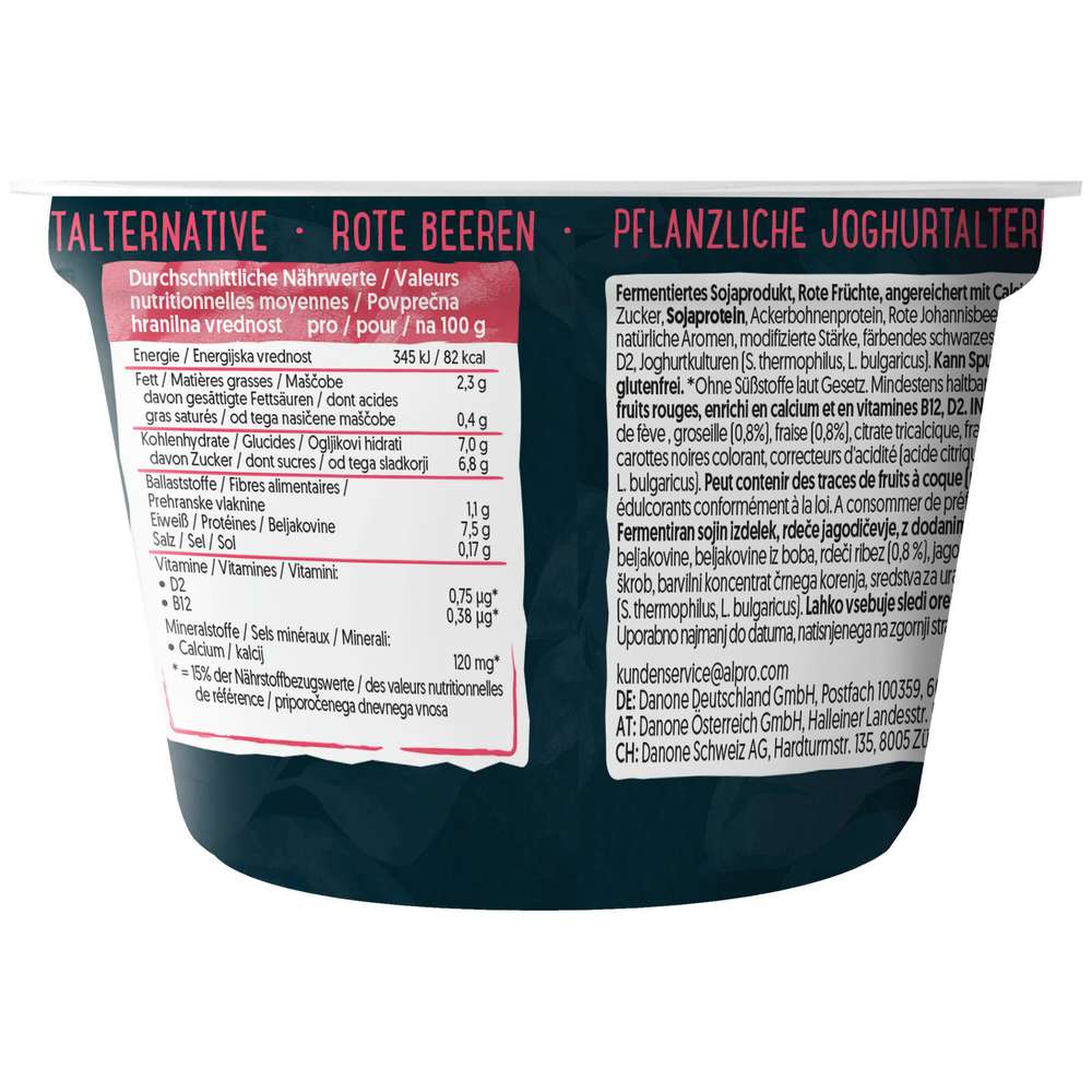 Produktabbildung Alpro Joghurtalternative High Protein, Rote Beeren