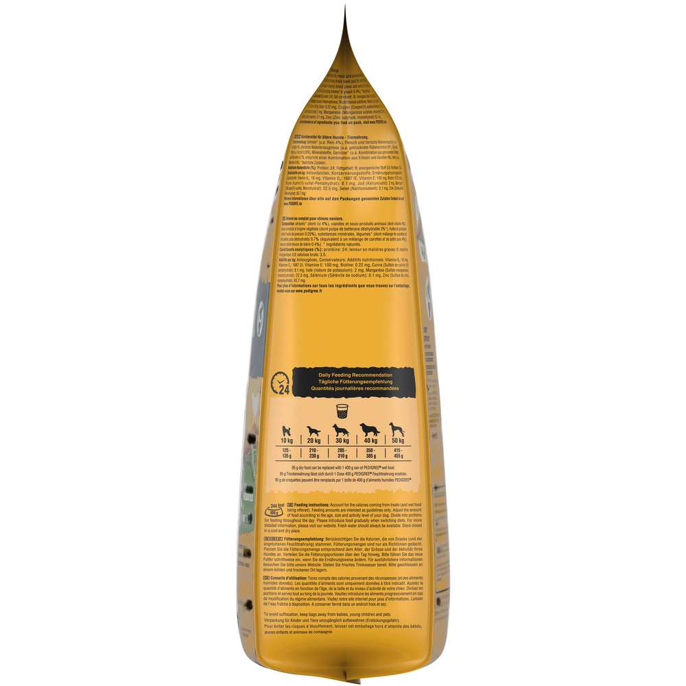 Produktabbildung Pedigree Hunde-Trockenfutter Senior, Geflügel/Gemüse