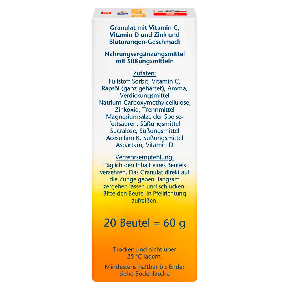 Produktabbildung Doppelherz Vitamin C + D3 + Zink 1000