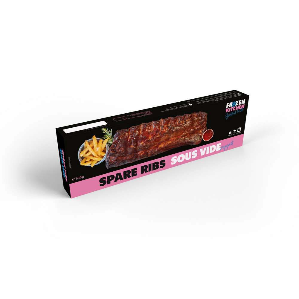 Produktabbildung Schulte + Sohn Spare Ribs, Sous Vide gegart, tiefgekühlt