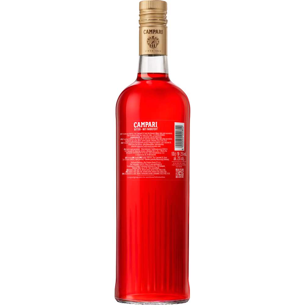 Produktabbildung Campari Bitterlikör Aperitiv 25%