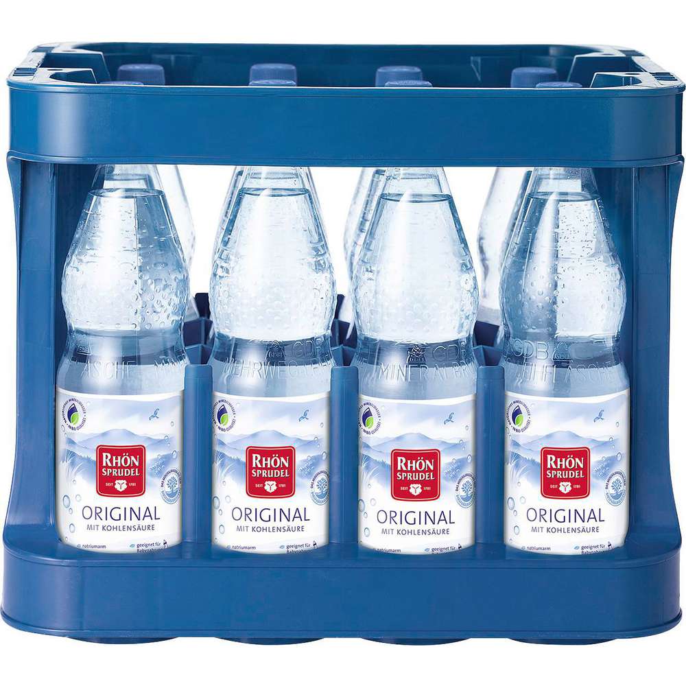 Produktabbildung Rhön Sprudel Mineralwasser, Original (12x 1,000 Liter)