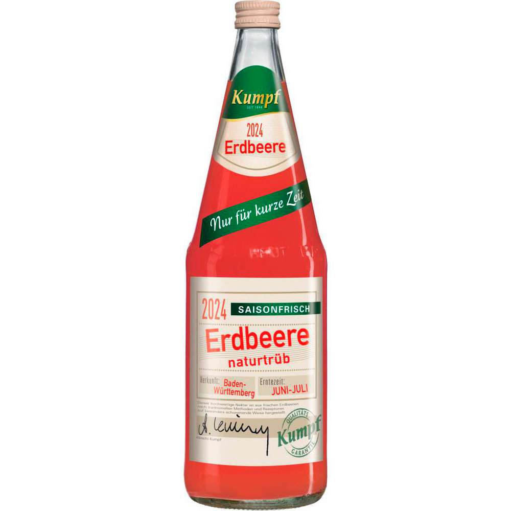 Produktabbildung Kumpf Erdbeere-Nektar, naturtrüb