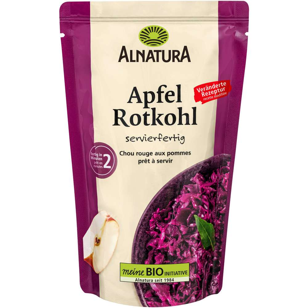 Produktabbildung Alnatura Bio Apfelrotkohl 