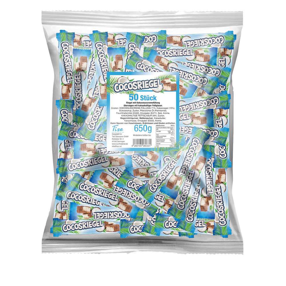 Produktabbildung Tise Capico Kokosriegel