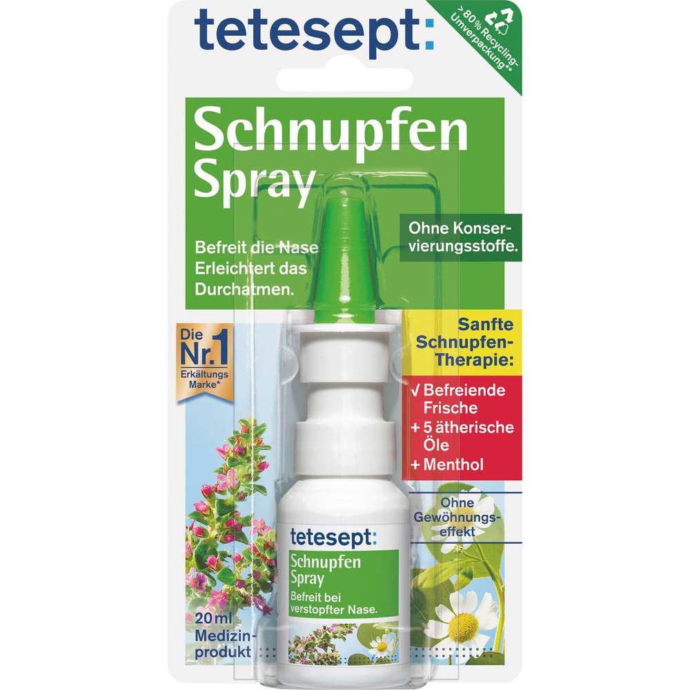 Produktabbildung tetesept Schnupfen Nasenspray