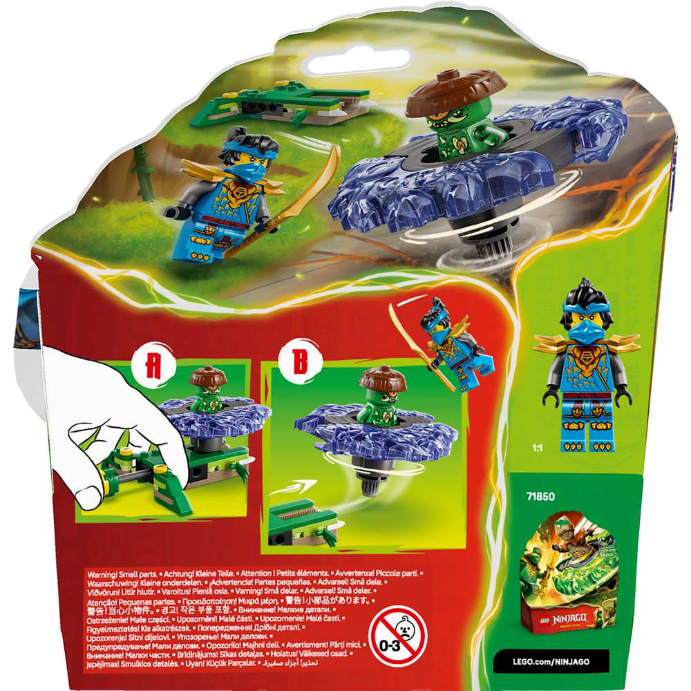 Produktabbildung Lego LEGO NINJAGO 71849 Nya vs. Mutationsmonster-Spinner