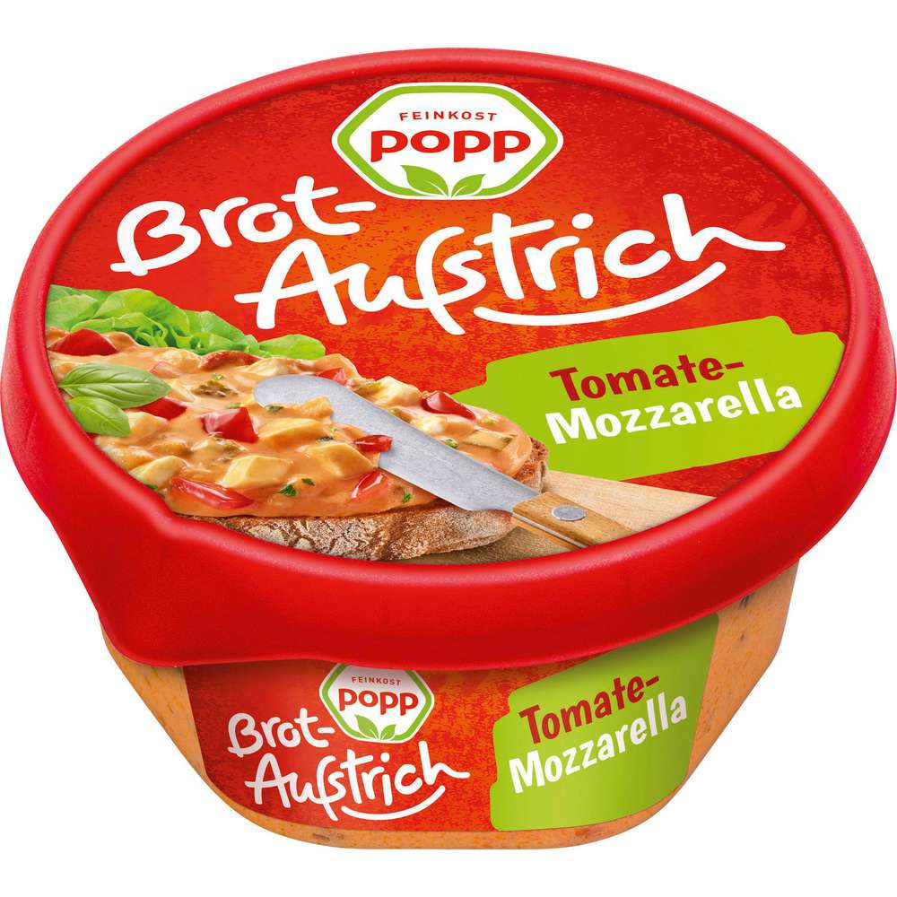 Produktabbildung Popp Brotaufstrich, Tomate-Mozzarella
