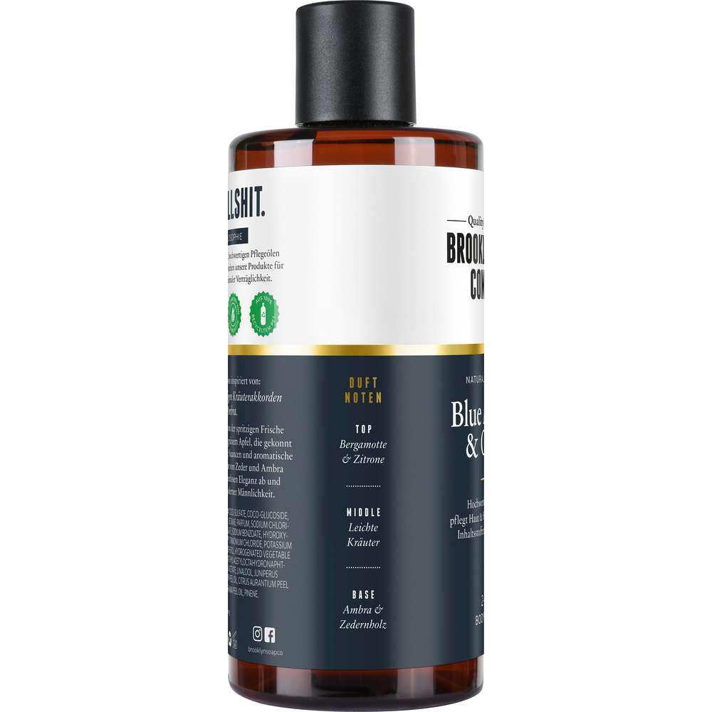 Produktabbildung Brooklyn Duschgel, Blue Amber & Cedar