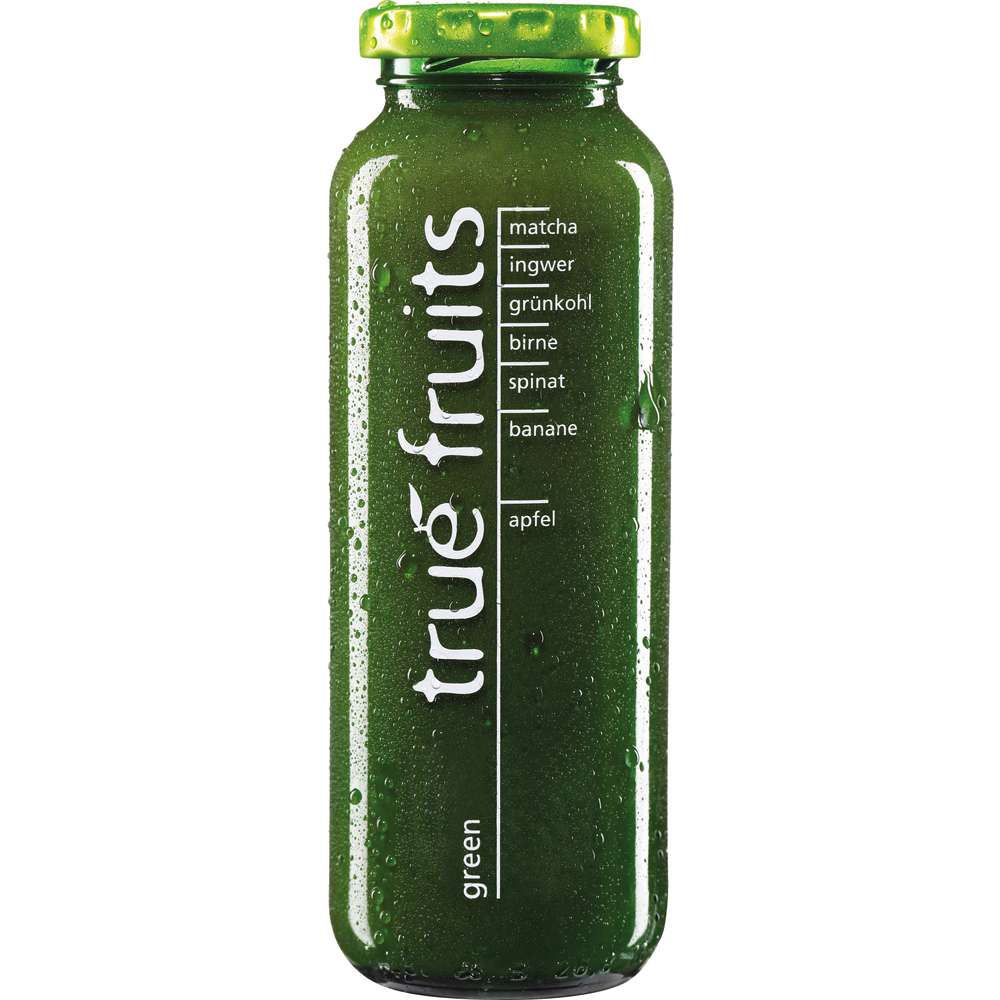 Produktabbildung True Fruits Green Smoothie No.1 Spinat Grünkohl Matcha