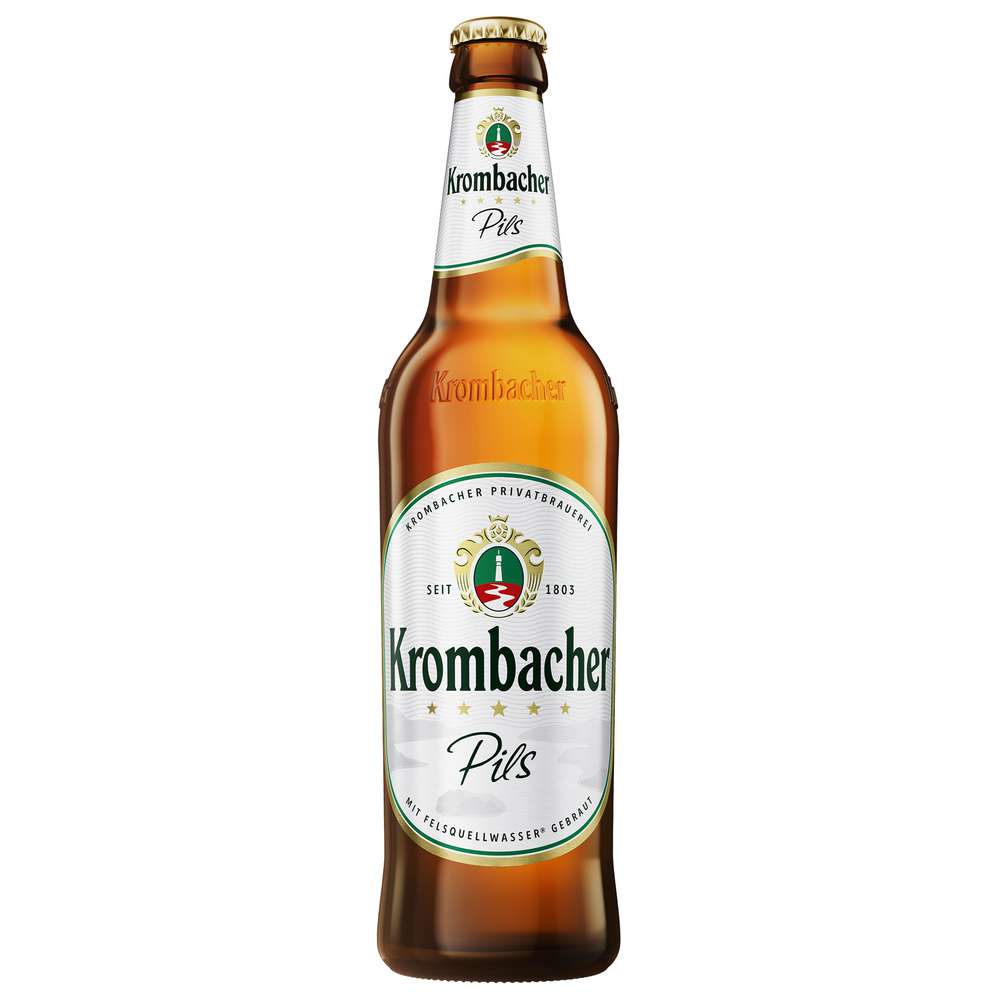 Produktabbildung Krombacher Pilsener Bier, 4,8 %