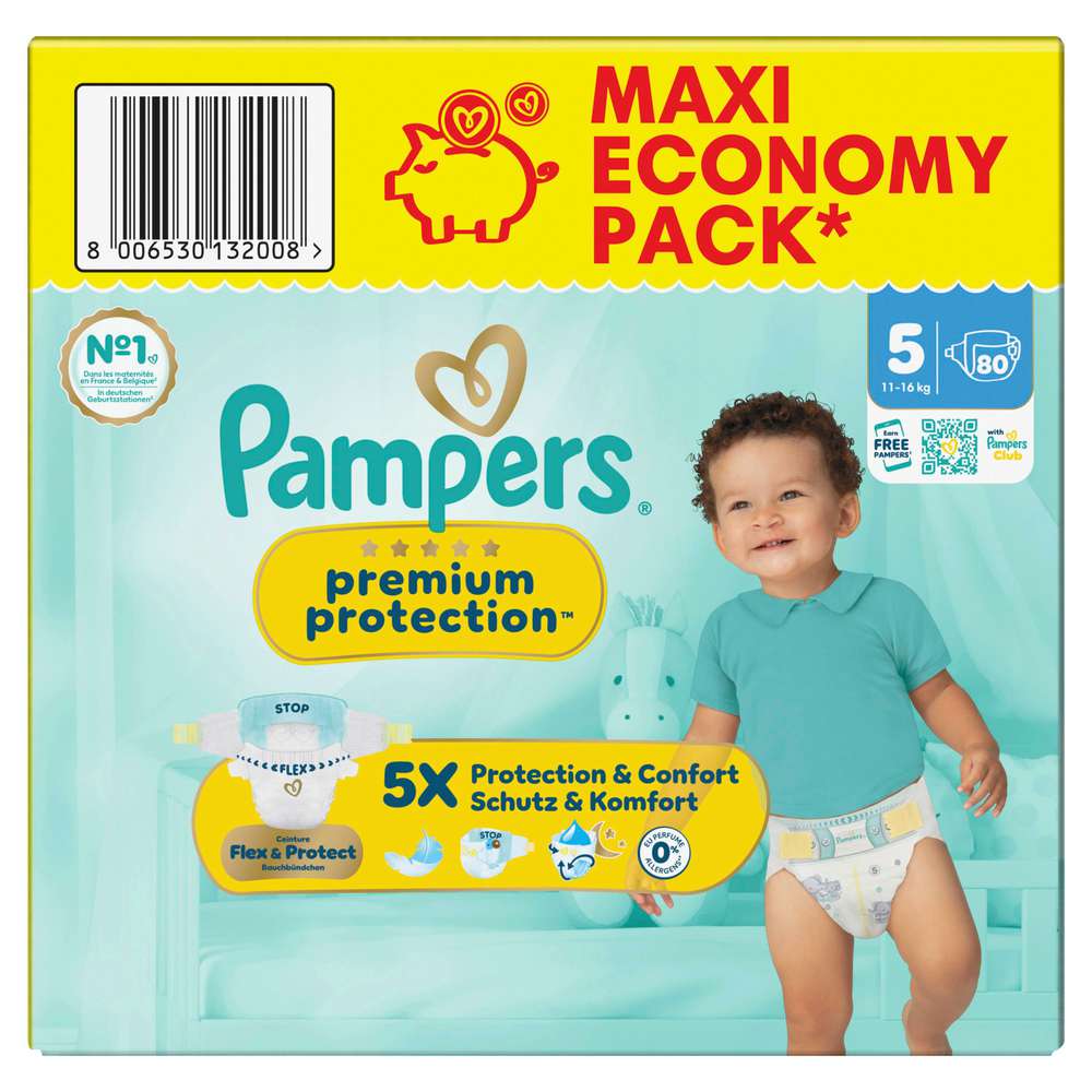 Produktabbildung Pampers Windeln Premium Protection  Gr. 5 Junior  11-16 kg