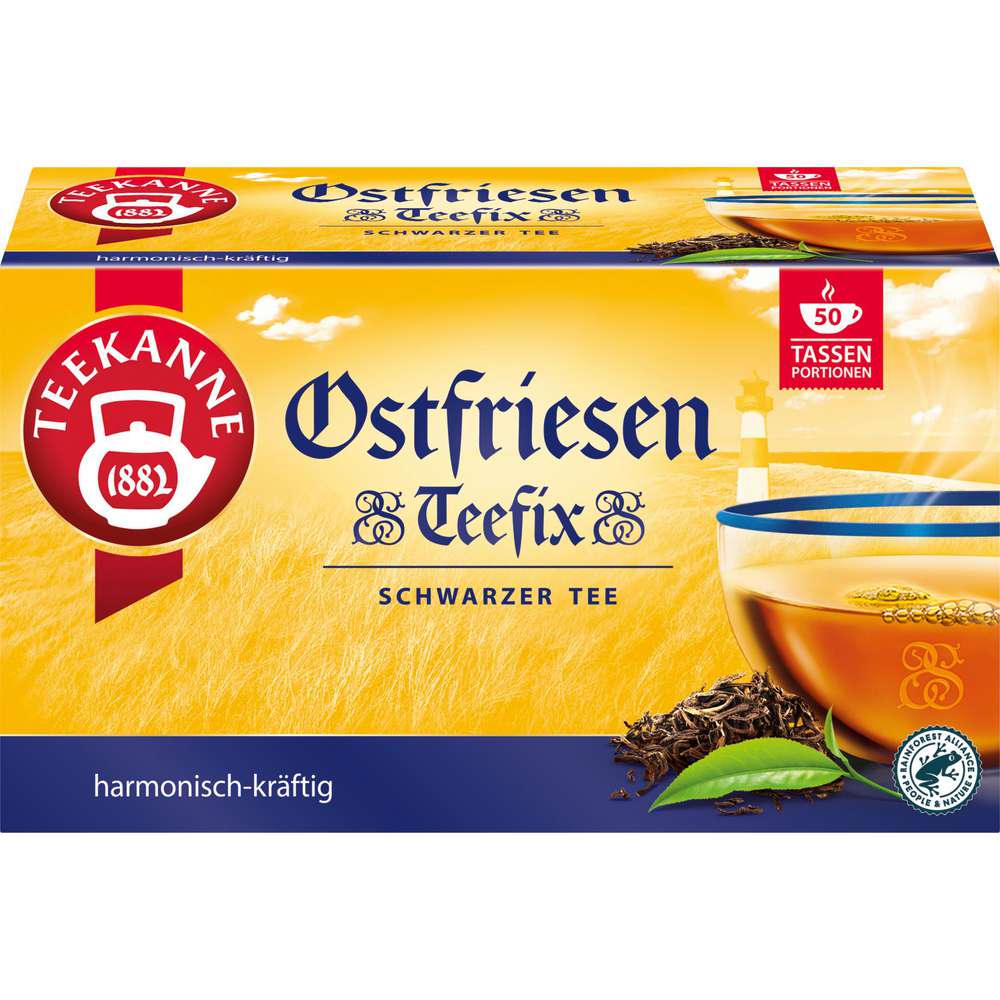 Produktabbildung Teekanne Schwarzer-Tee Ostfriesen TeeFix, harmonisch-kräftig