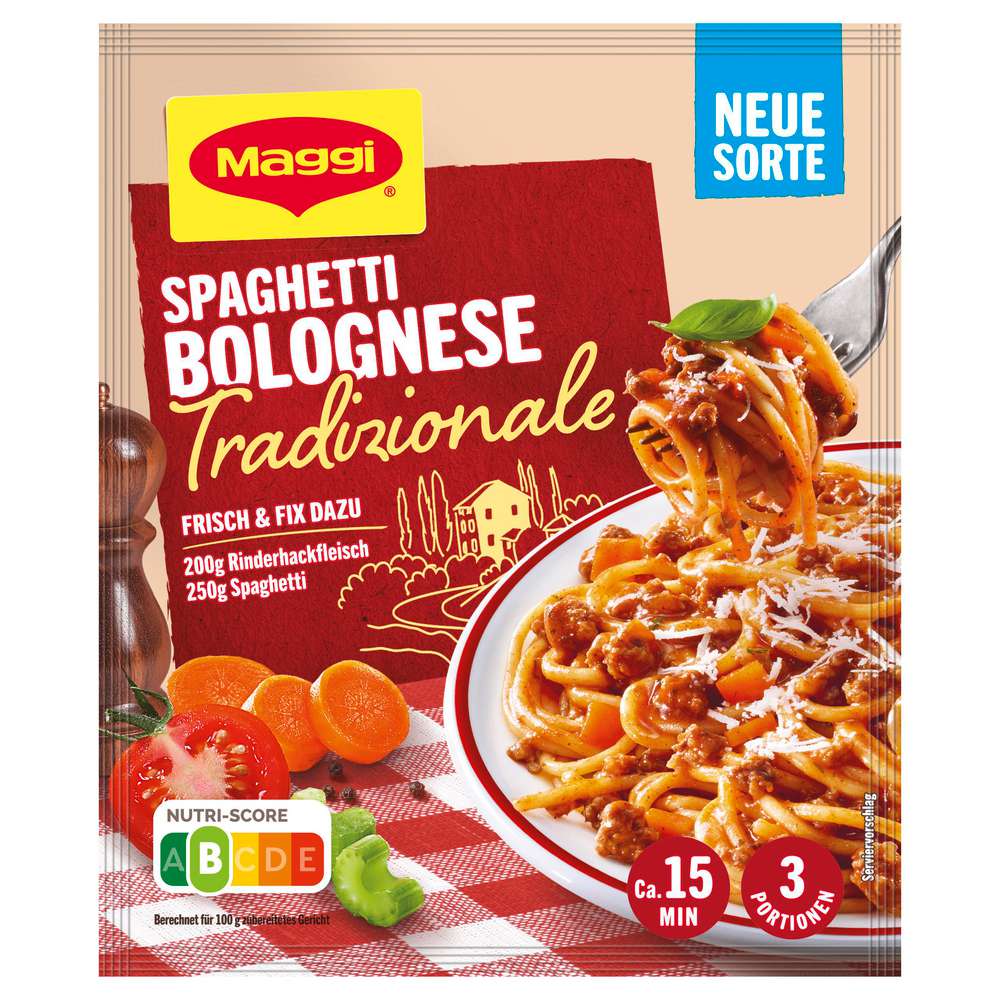 Produktabbildung Maggi Fix Spaghetti Bolognese Traditionale