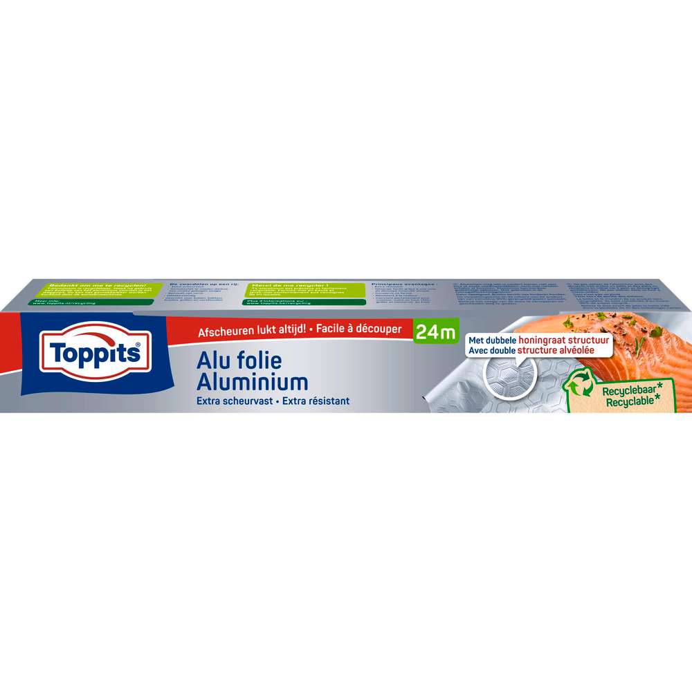Produktabbildung Toppits Alufolie mit Kraft-Waben