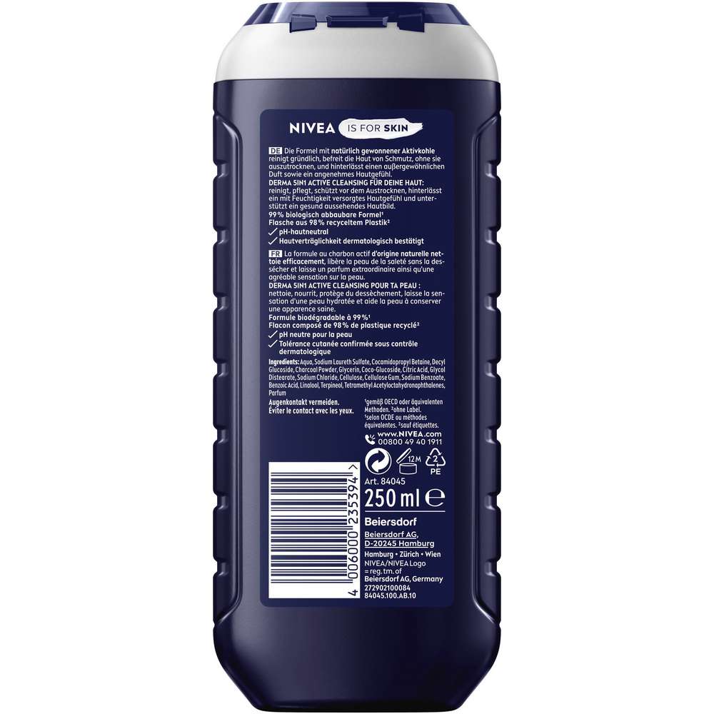 Produktabbildung Nivea Duschgel Men, Active Clean 3in1