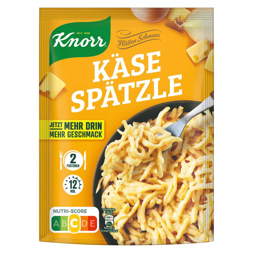 Produktabbildung Knorr Hüttenschmaus Käse Spätzle