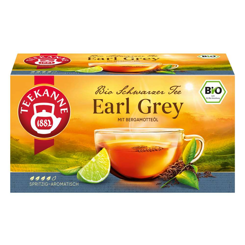 Produktabbildung Teekanne Bio Schwarzer Tee Earl Grey, spritzig aromatisch