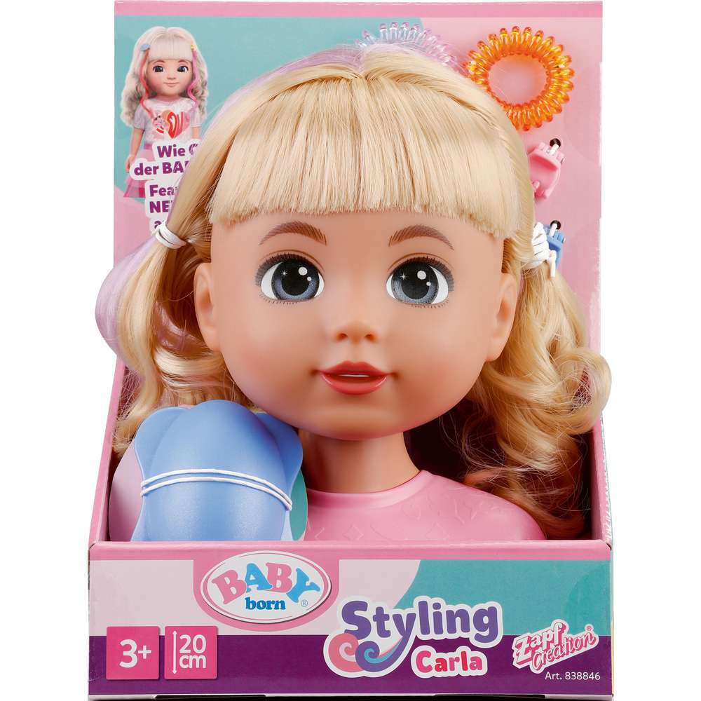 Produktabbildung Zapf Creation BABY born Stylingkopf Carla