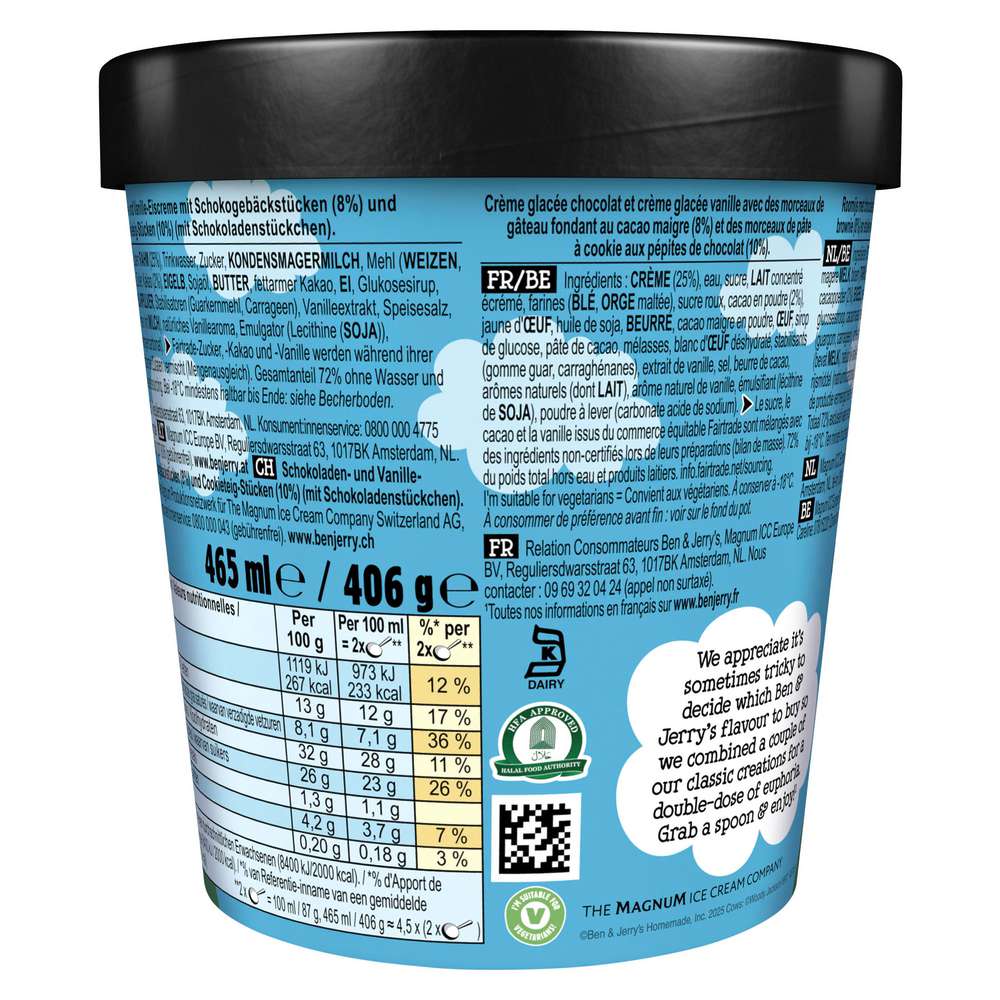 Produktabbildung Ben & Jerry's Eis Half Baked