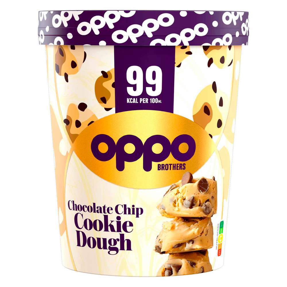 Produktabbildung Oppo Brothers Eis, Chocolate/Chip Cookie Dough