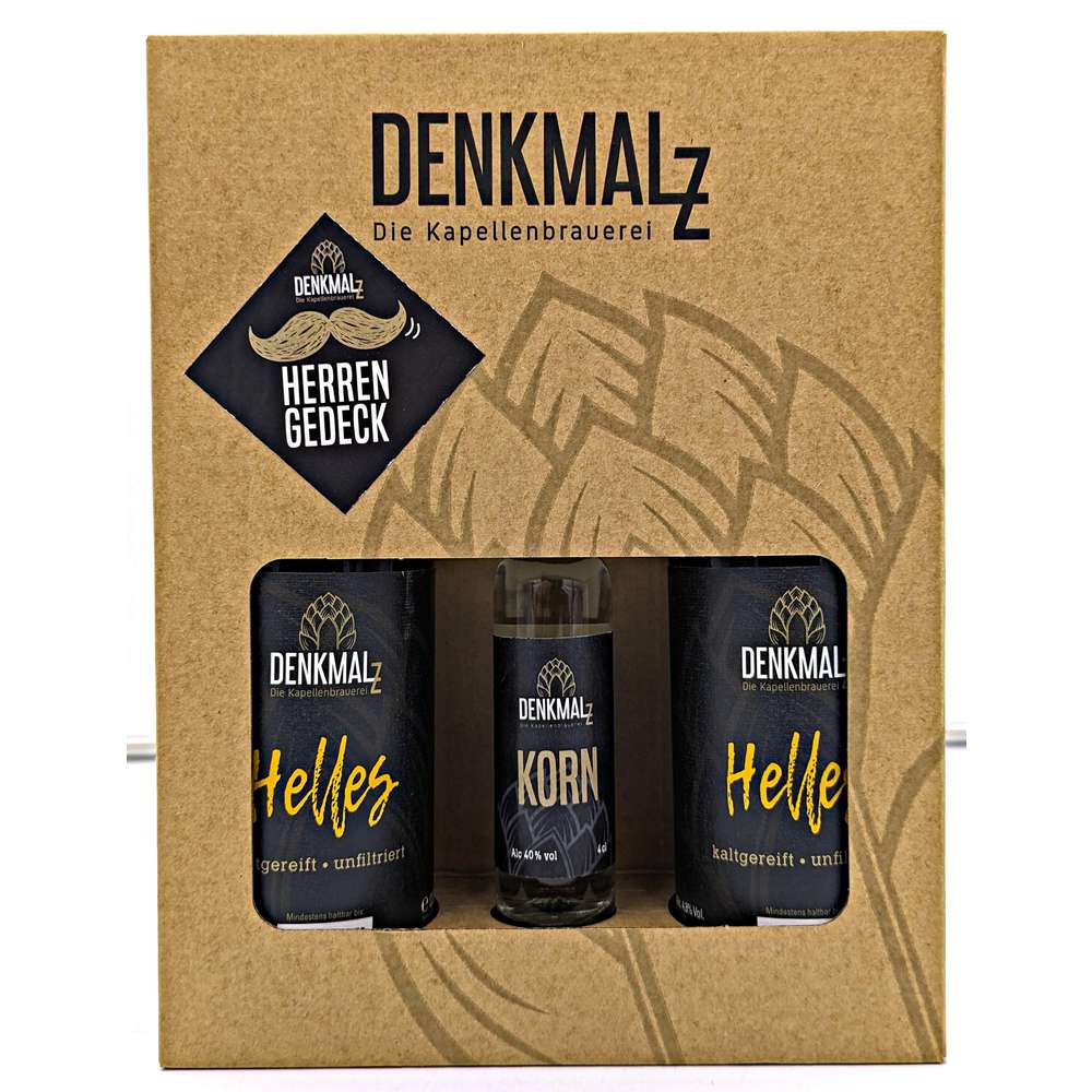 Produktabbildung Denkmalz Geschenk-Set Herrengedeck 3er