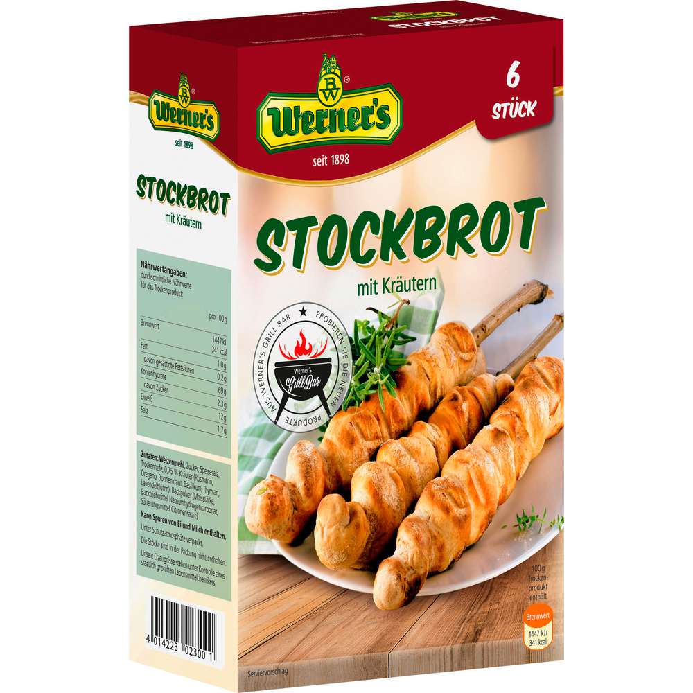 Produktabbildung Werner's Stockbrot mit Kräutern