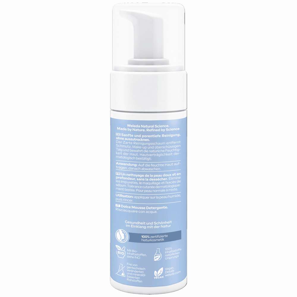 Produktabbildung Weleda Reinigungsschaum, Zart