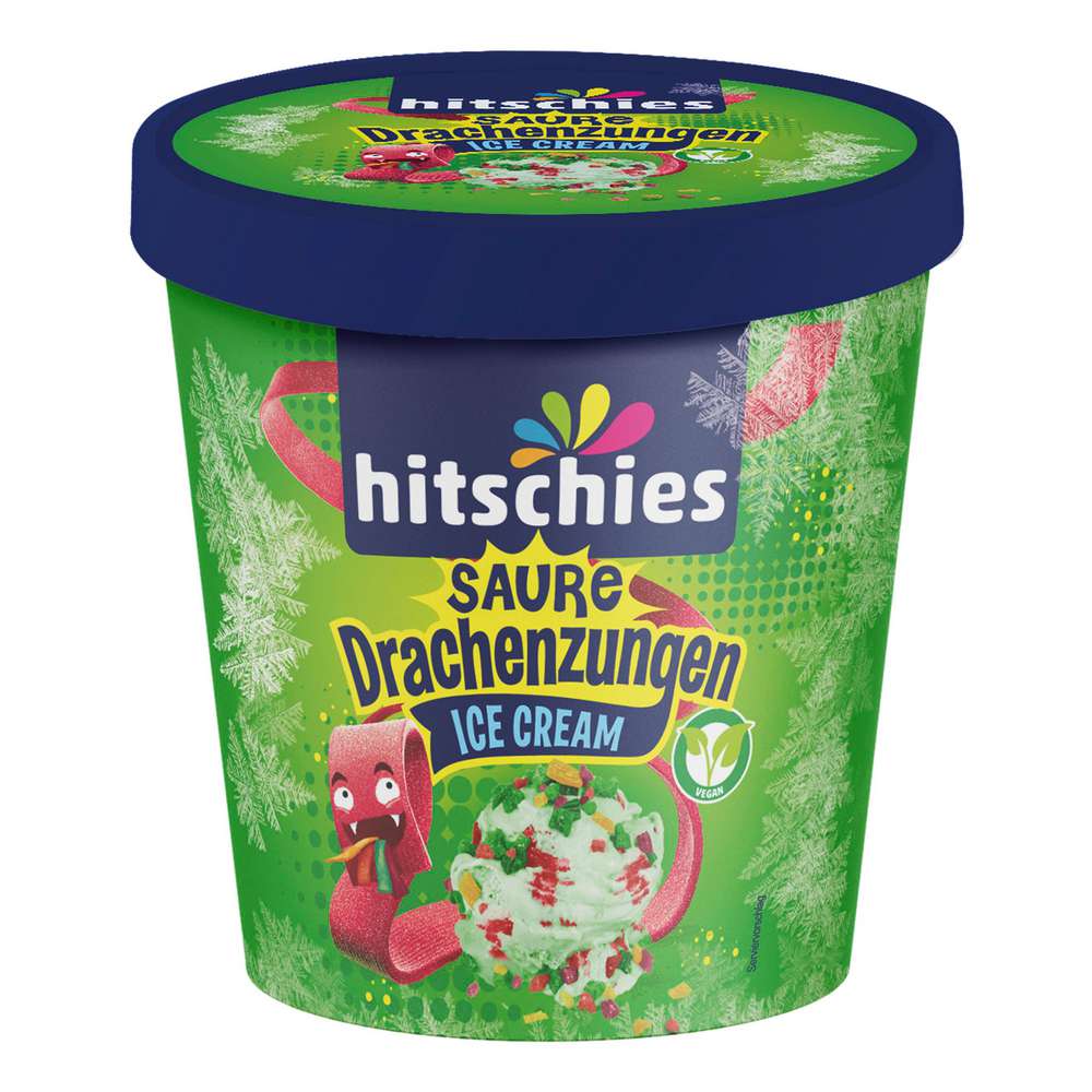 Produktabbildung hitschies Eis Saure Drachenzungen, bunt