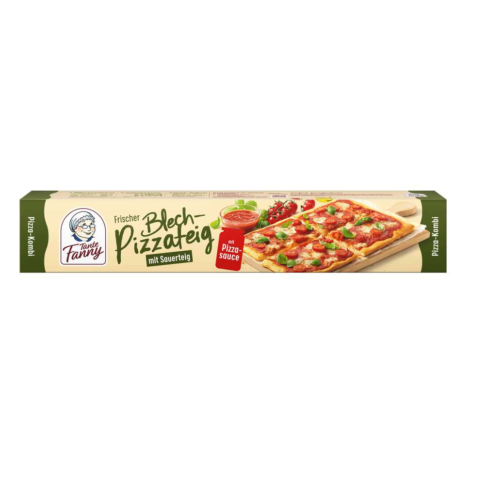 Produktabbildung Tante Fanny Pizzateig mit Pizzasauce, mit Sauerteig