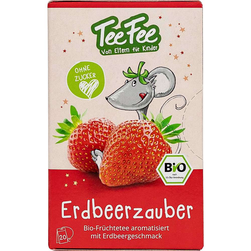 Produktabbildung TeeFee Früchtetee, Erdbeerzauber