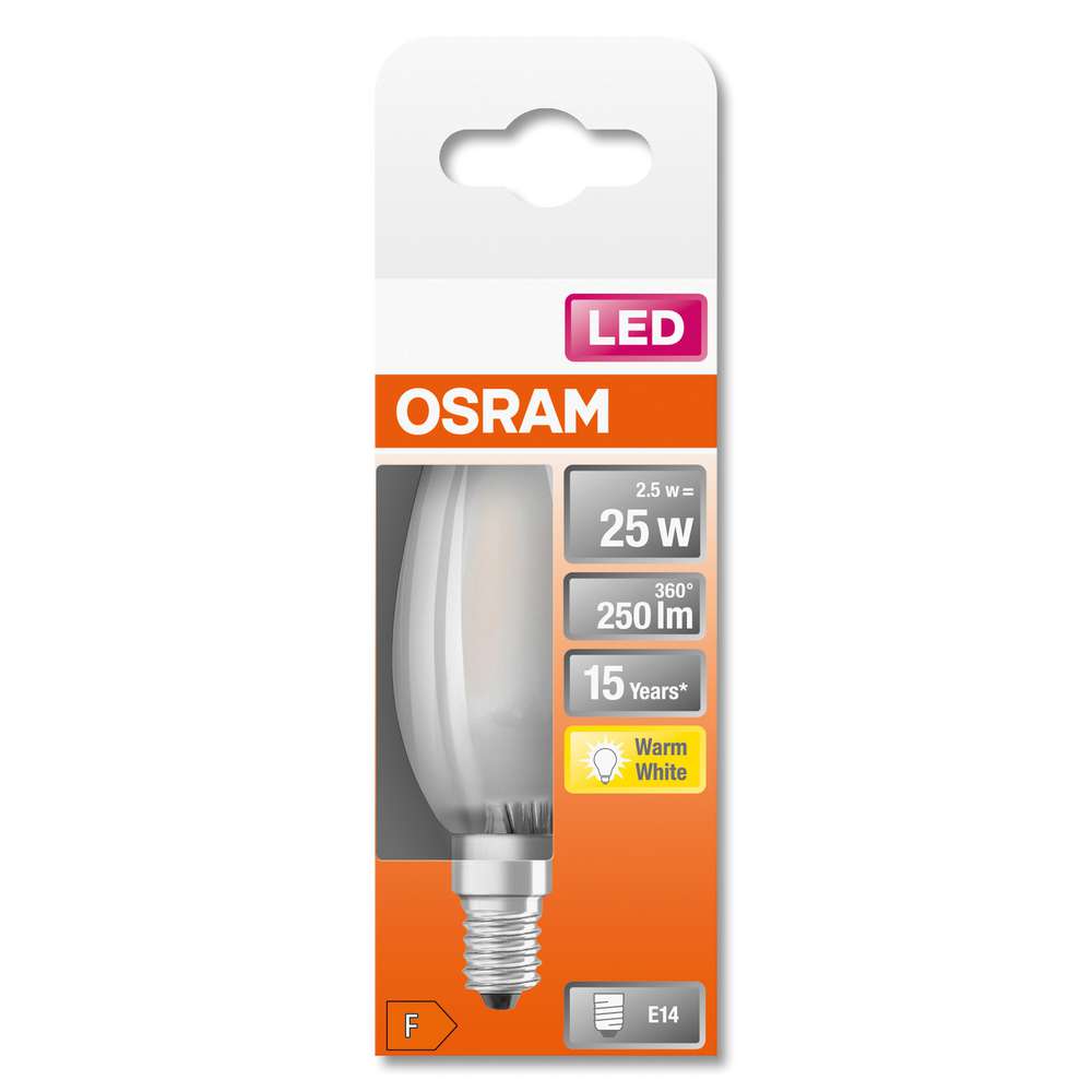 Produktabbildung Osram Glühbirne, LED STAR RETROFIT matt CLB 25 non-dim