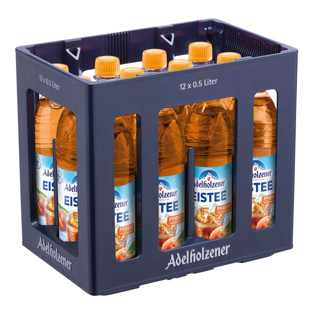 Produktabbildung Adelholzener Eistee, Pfirsich (12x 0,500 Liter)