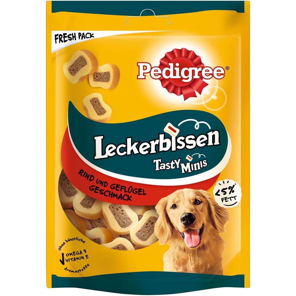 Produktabbildung Pedigree Hunde-Snack Leckerbissen, Rind/Geflügel
