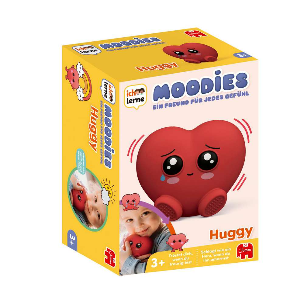 Produktabbildung Jumbo Ich lerne, Moodies, Huggy rot