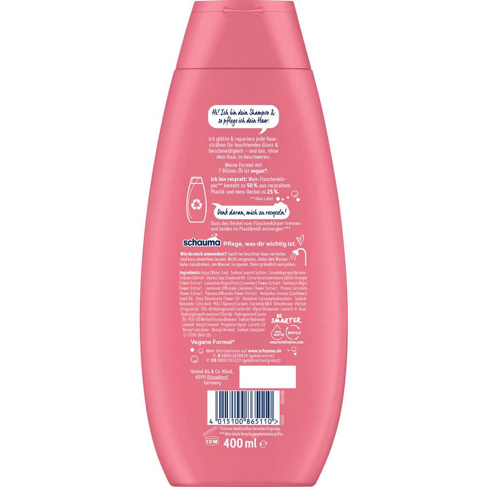 Produktabbildung Schauma Shampoo, 7-Blüten-Öl