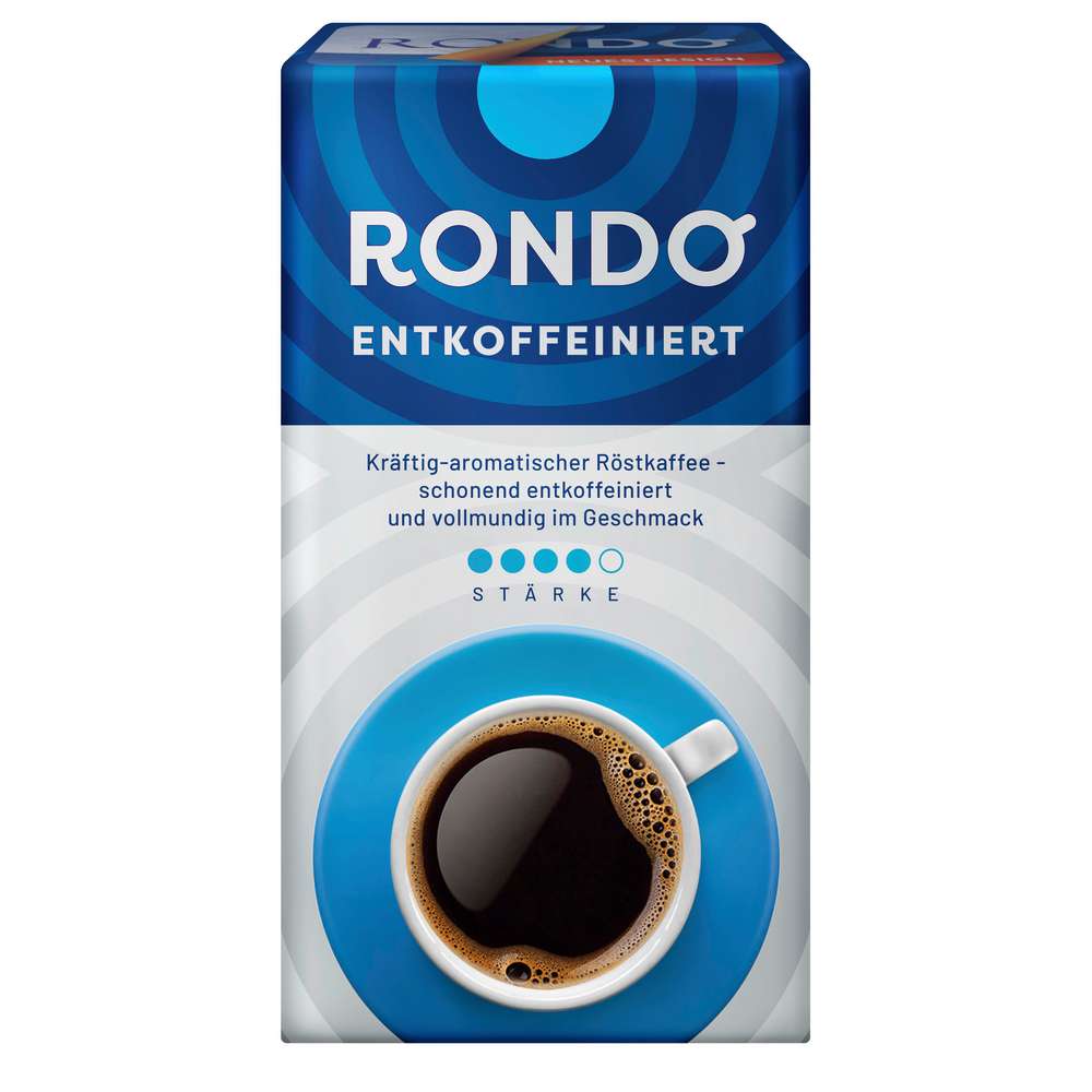 Produktabbildung Rondo Kaffee gemahlen, entkoffeiniert