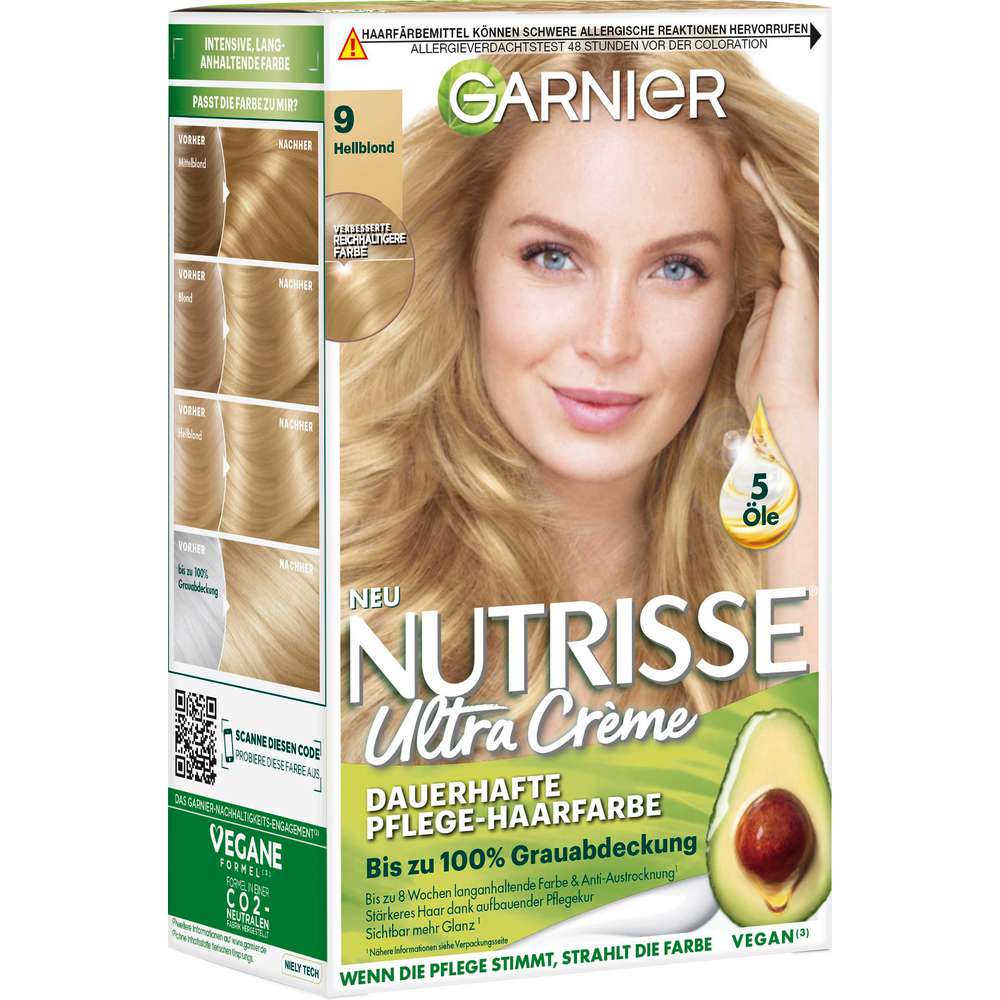 Produktabbildung Garnier Haarfarbe-Creme Nutrisse, 90 Hellblond