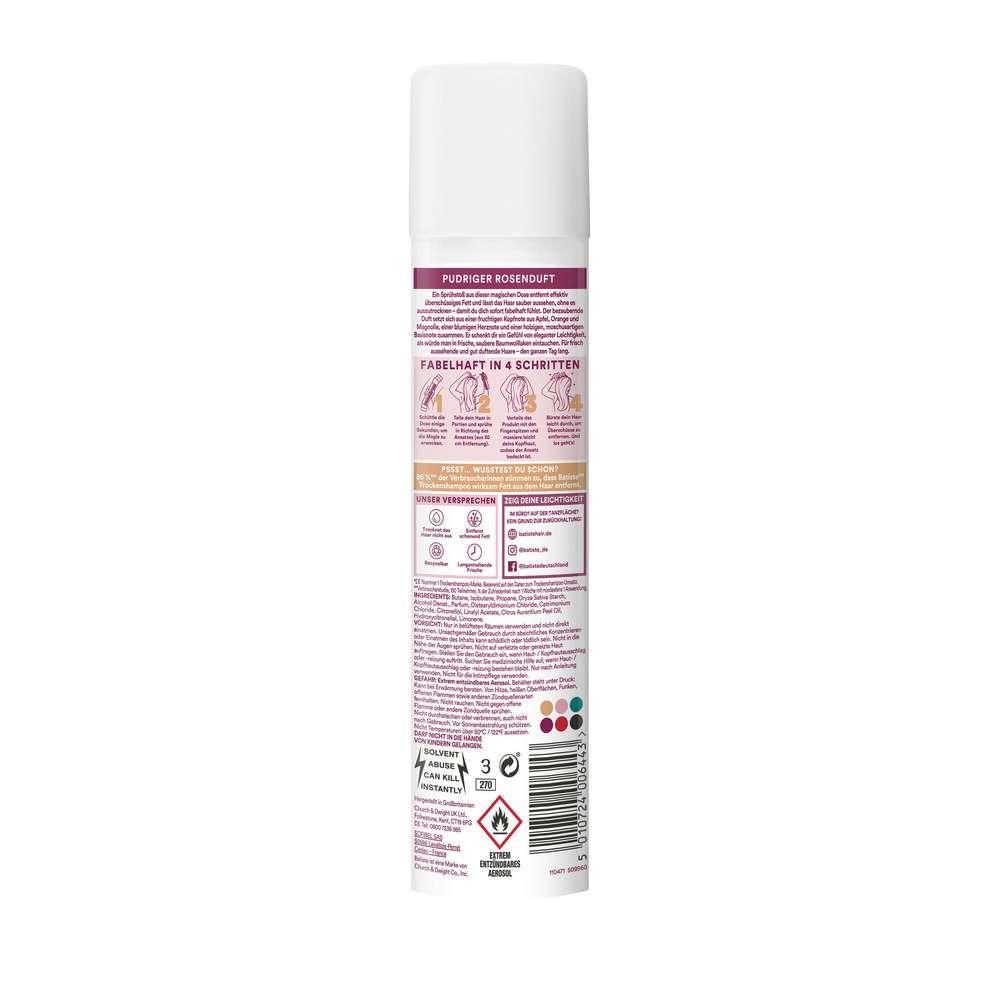 Produktabbildung Batiste Trocken-Shampoo, Soft Cashmere