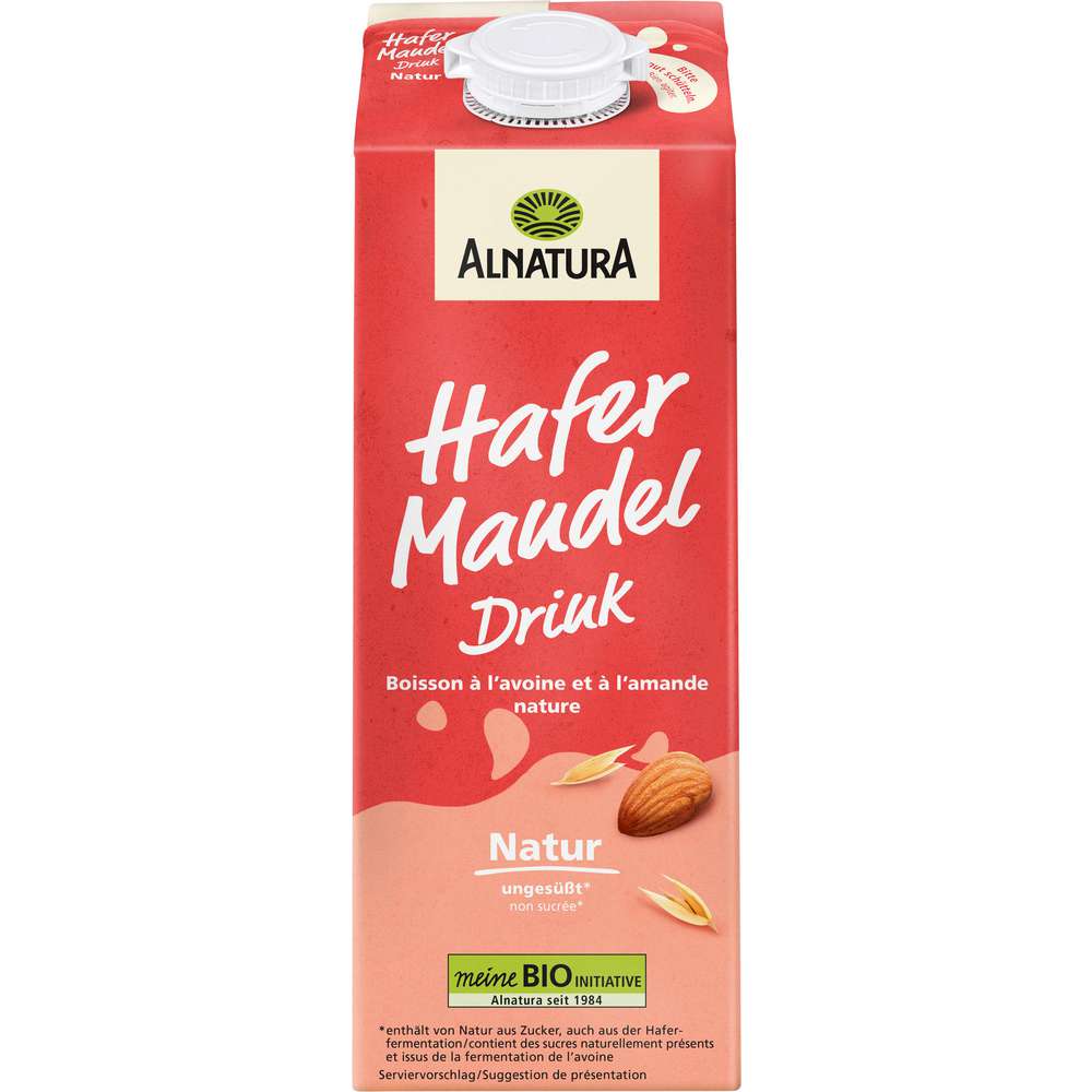 Produktabbildung Alnatura Bio Hafer-Mandel-Drink, ungesüßt