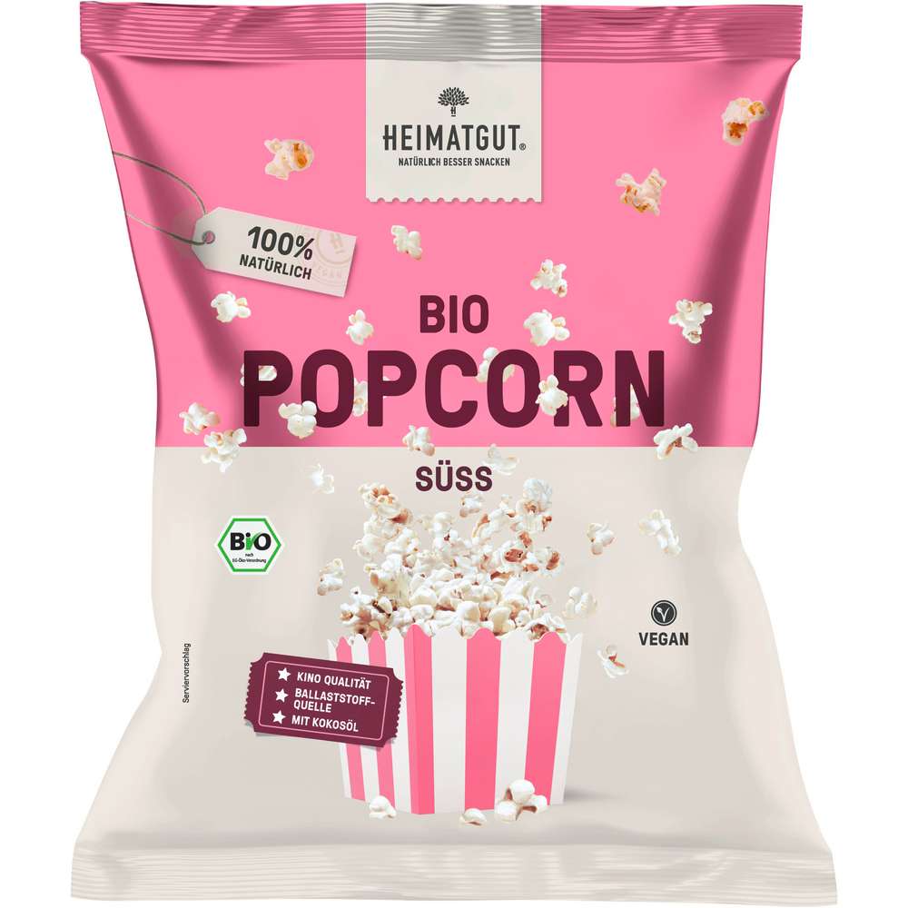 Produktabbildung Heimatgut Bio Popcorn, Süß