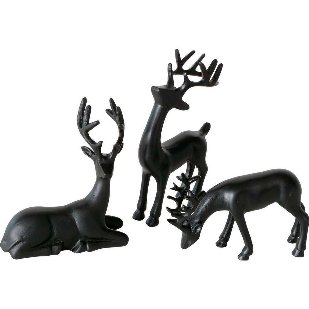 Produktabbildung Boltze Figur Seran Hirsch 3-fach sortiert