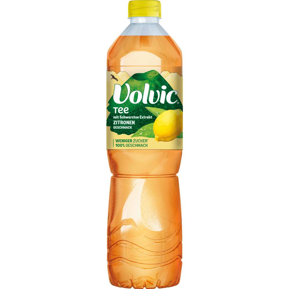 Produktabbildung Volvic Mineralwasser Tee, Grüner Tee-Extrakt-Zitrone