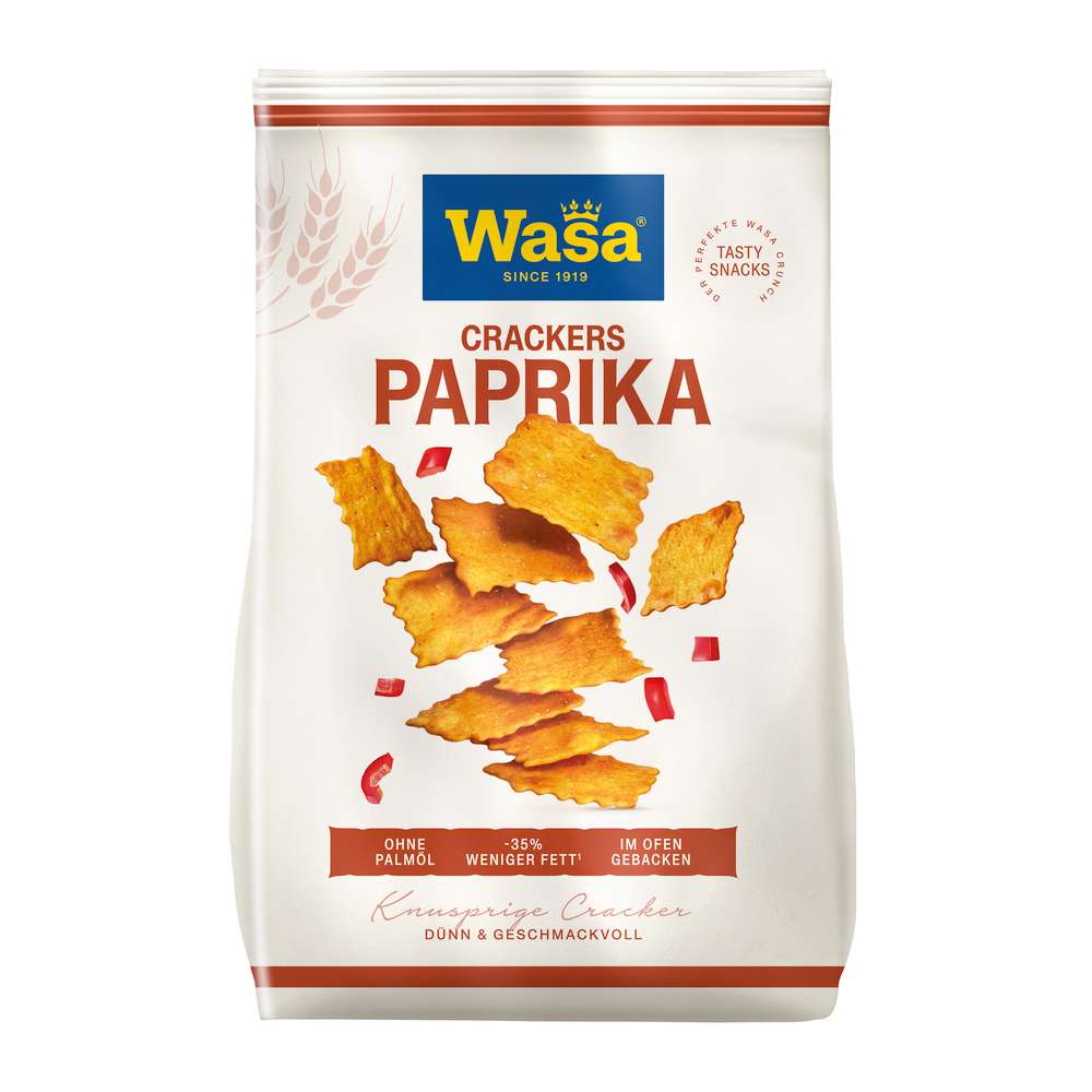 Produktabbildung Wasa Delicate Crackers, Paprika