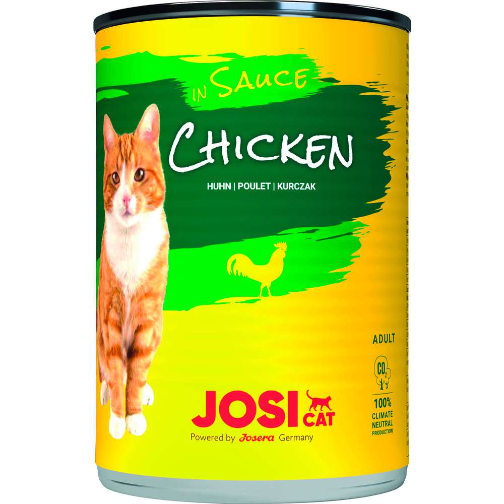 Produktabbildung JosiCat Katzen-Nassfutter, Huhn in Sauce