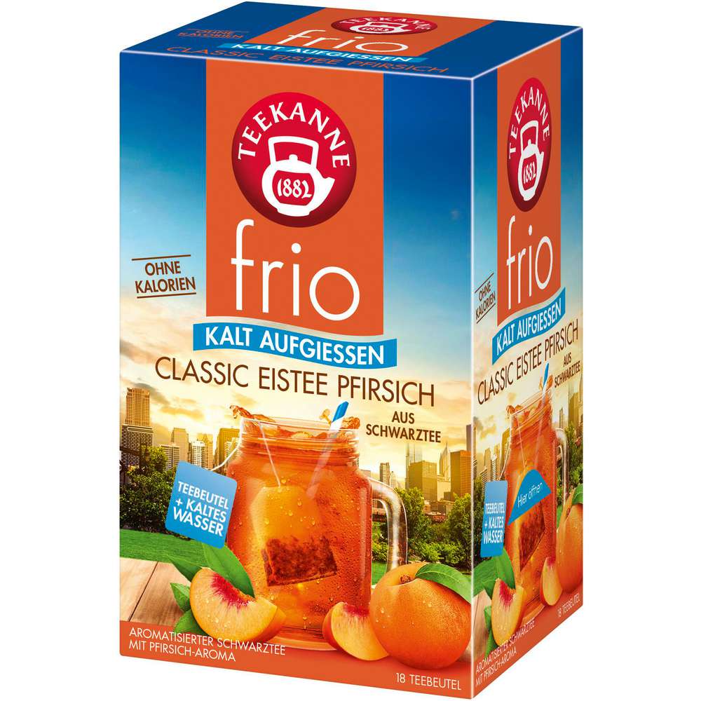 Produktabbildung Teekanne Instant Tee-Getränk frio, Classic Eistee Pfirsich