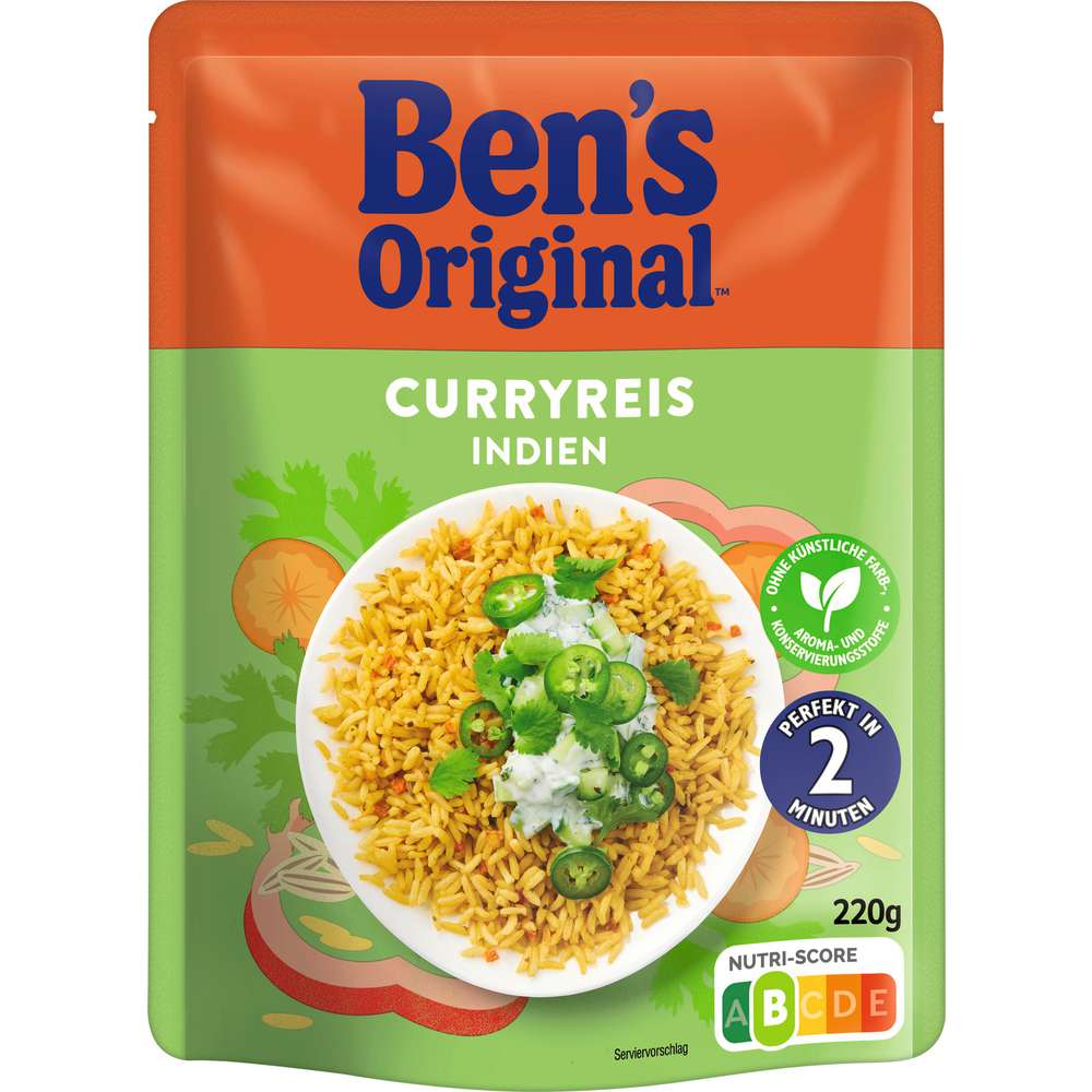 Produktabbildung BEN'S ORIGINAL Express Reis, Curry