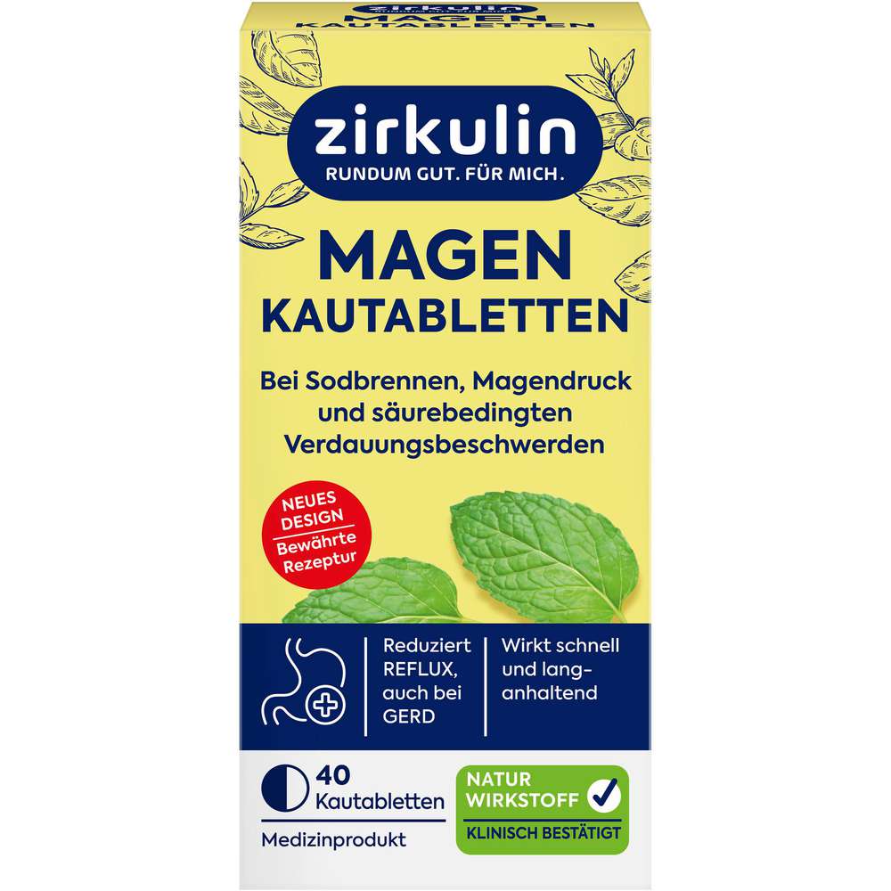 Produktabbildung Zirkulin Magen-Kautabletten