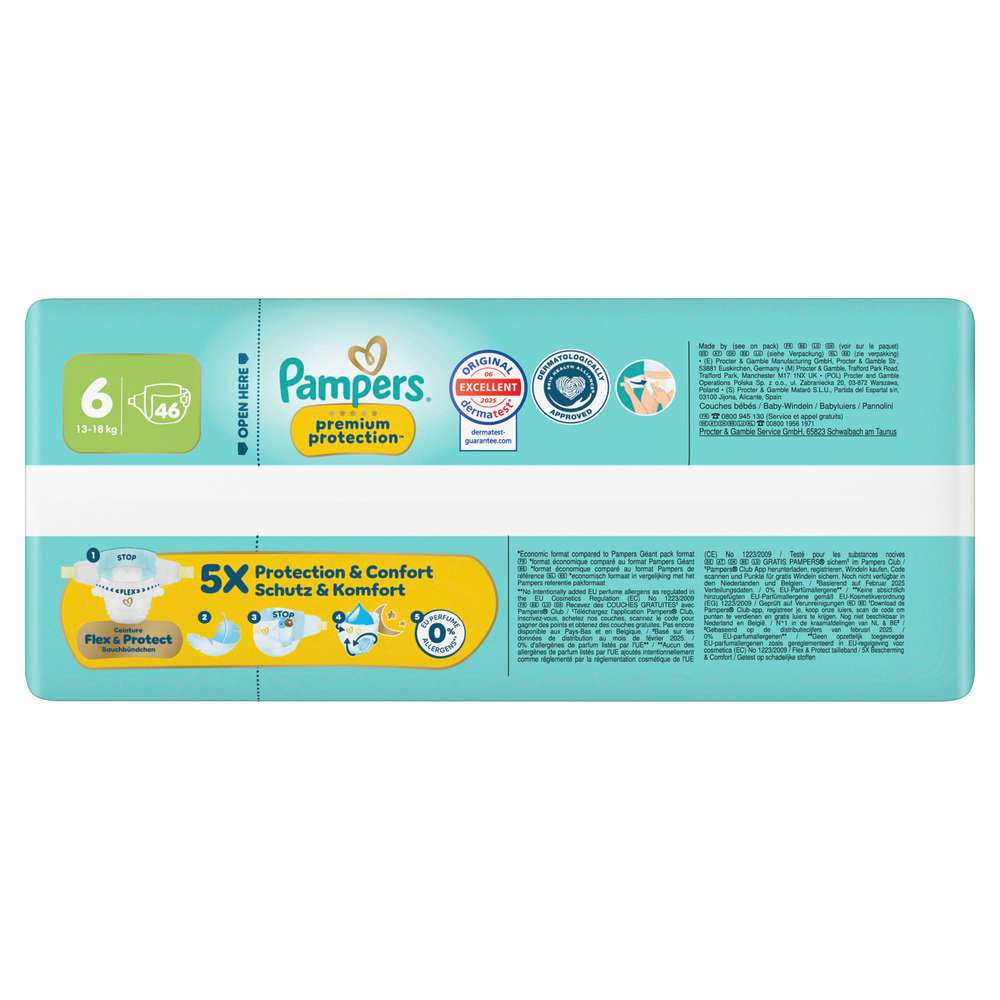Produktabbildung Pampers Windeln Premium Protection Gr. 6 Extra Large 13-18kg